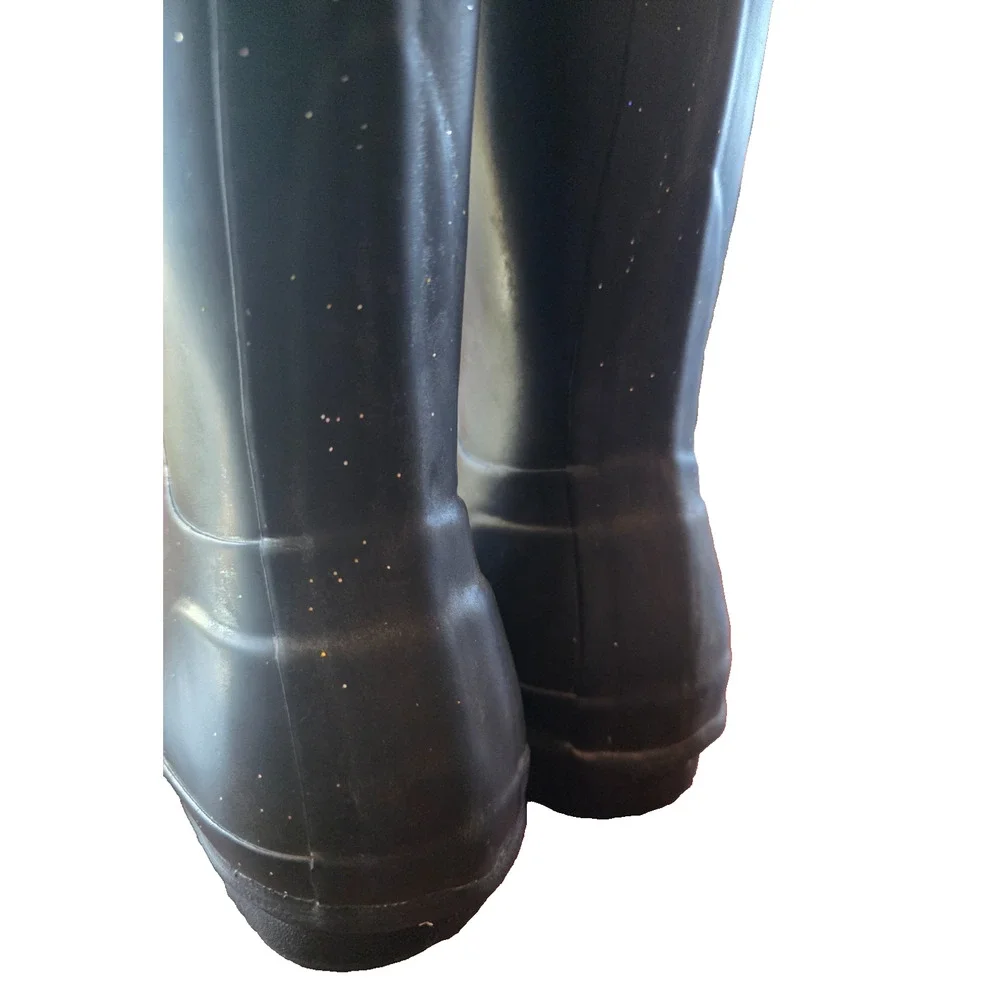 Hunter Tall Waterproof Rubber Rain Boots Women's 5 Black Outdoor Original W23572